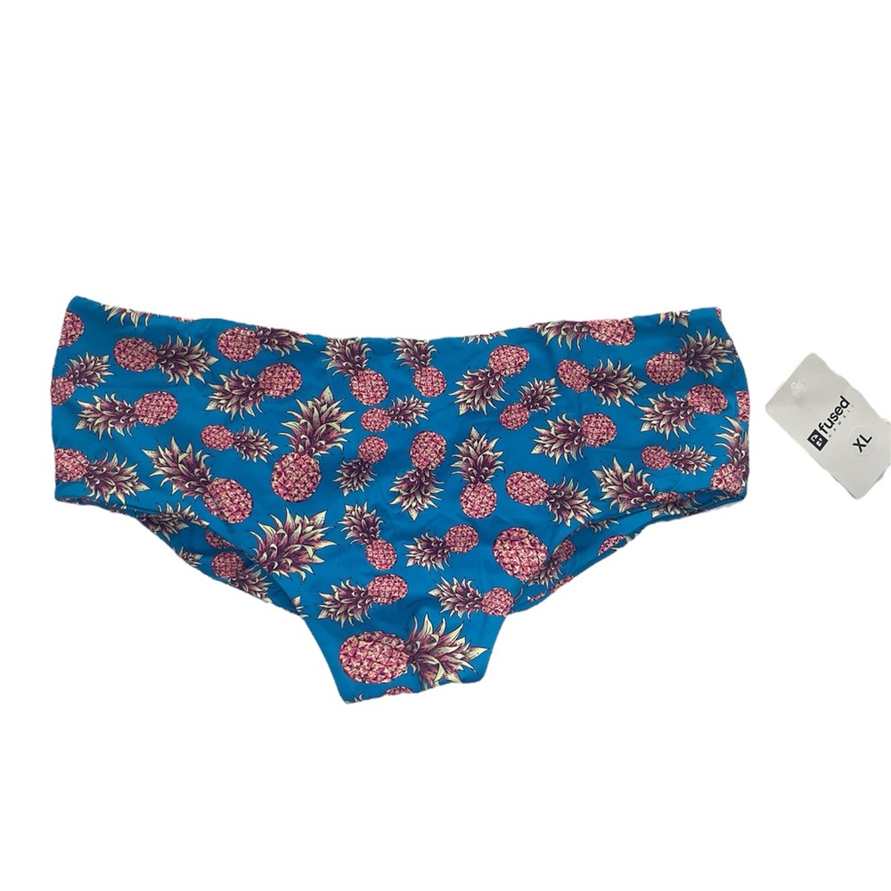 NWT Fused Hawaii Kona Bikini Bottom in “Life is Sweet”Pineapple Print - Size XL
